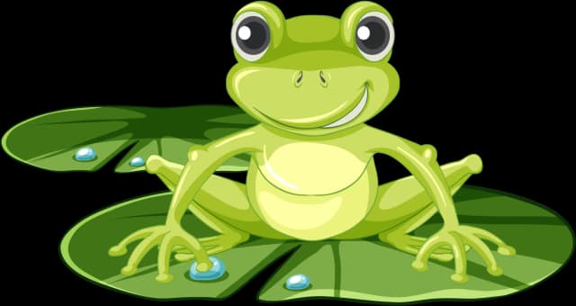 Frog on Lily Pad
